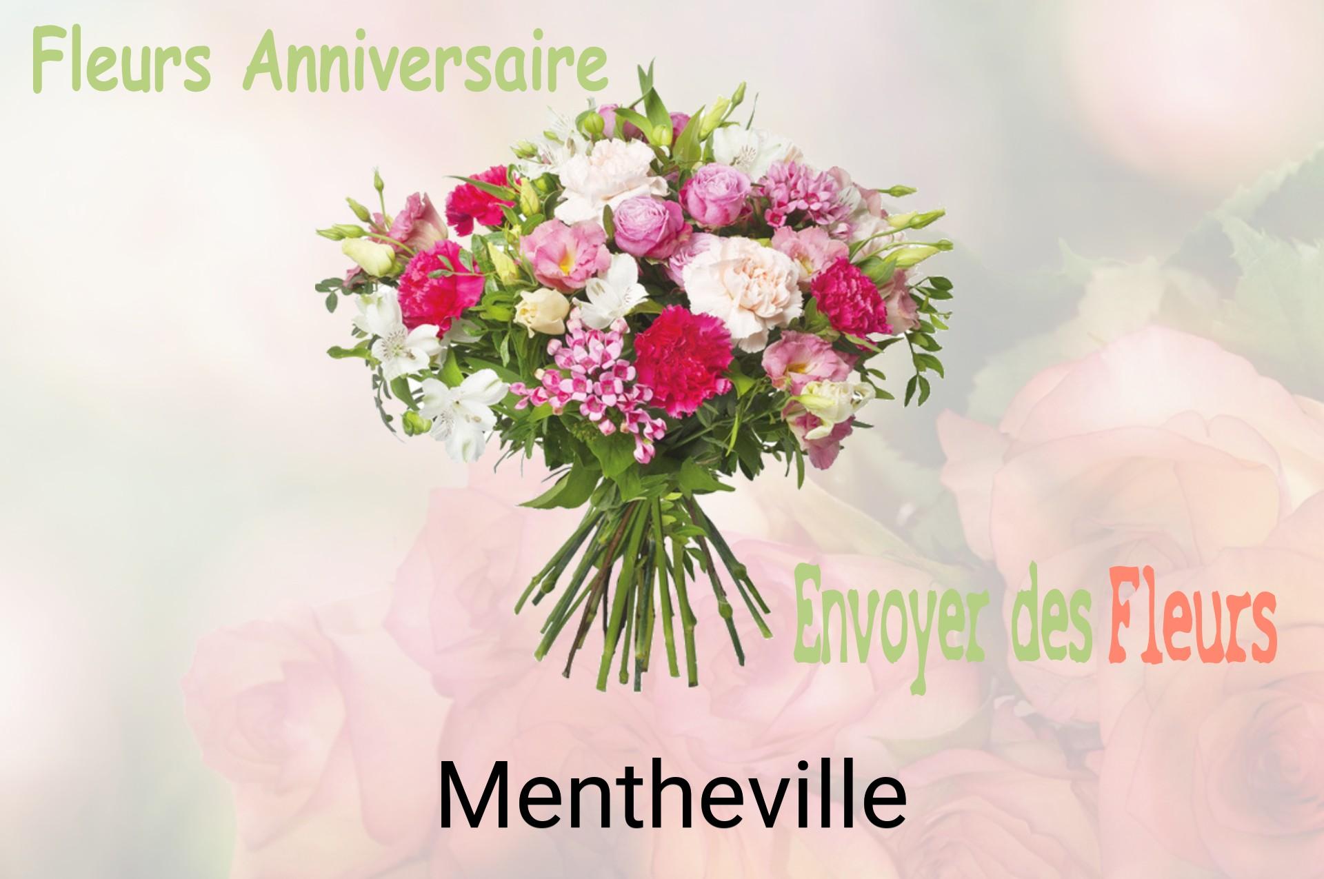 Bouquet de fleurs d’anniversaire livré à Mentheville